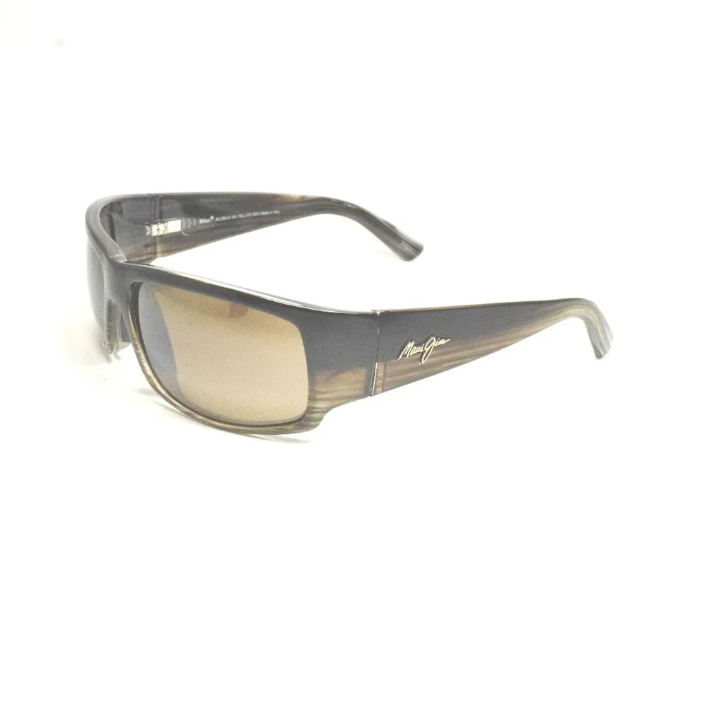 Maui Jim WORLD CUP MJ266-01 Chocolate Stripe Fade / HCL® Bronze Polarized